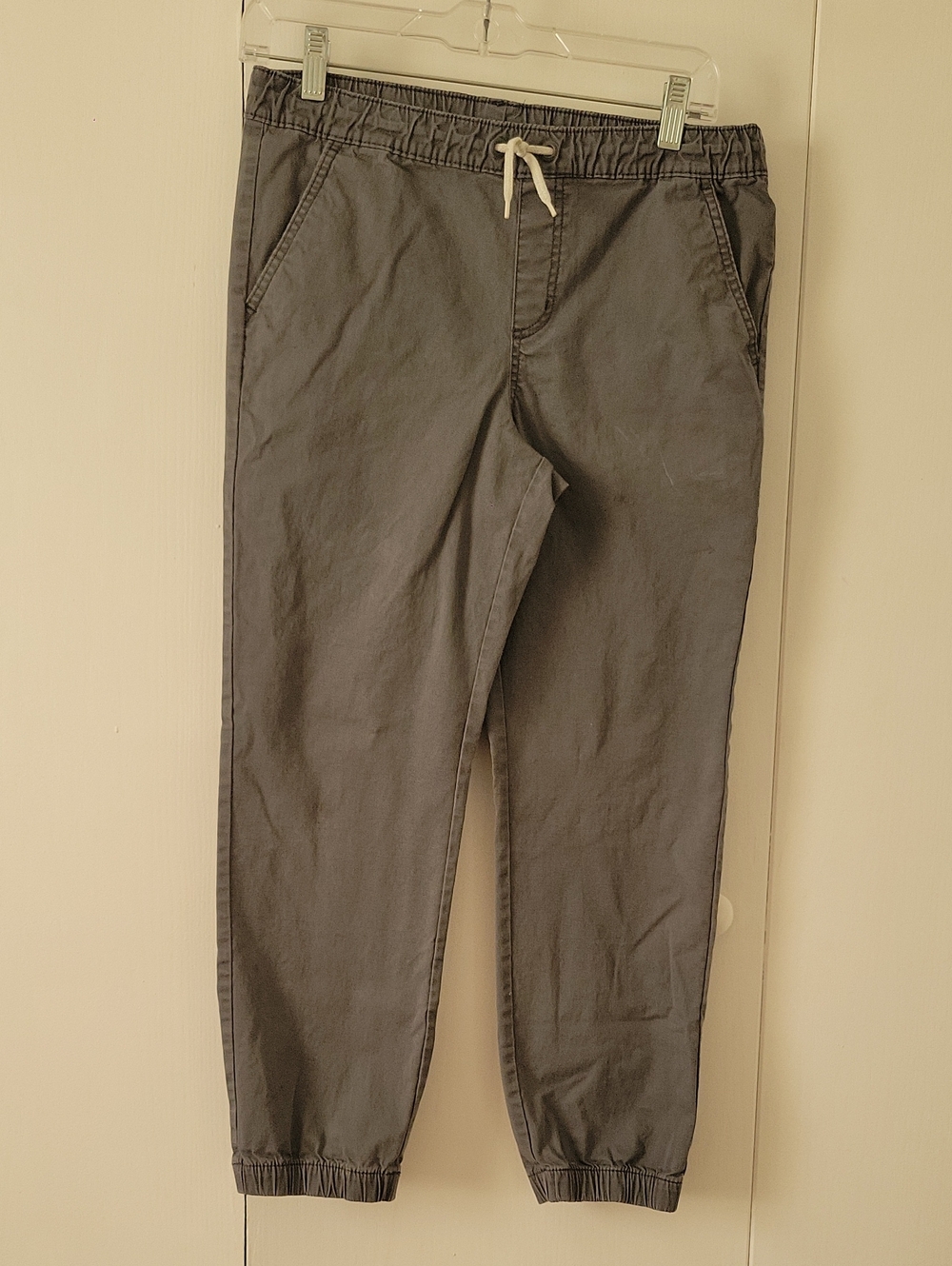 Girl Gray Drawstring Jogger Pants